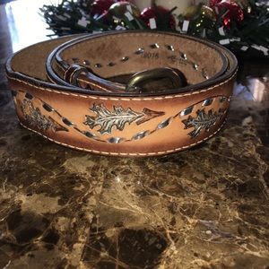 Comanche leather belt size 42